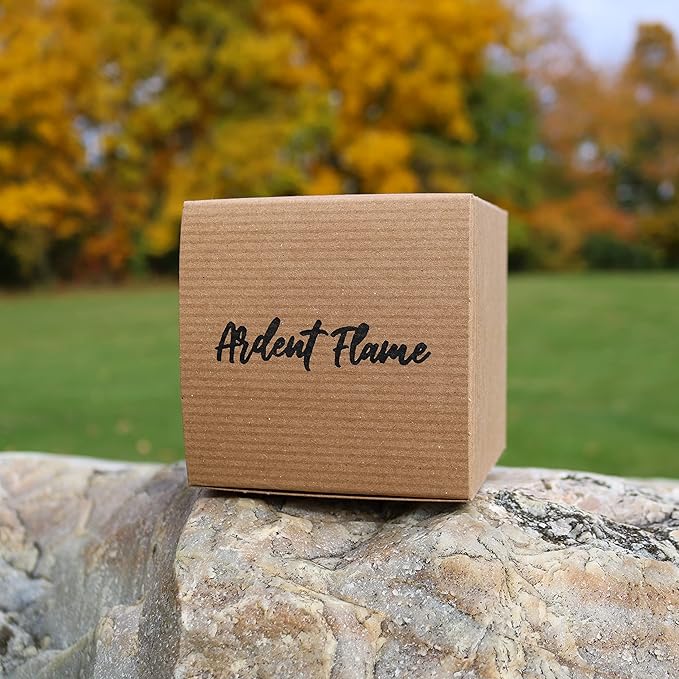 Candles | Oak Campfire | 100% Natural Soy Wax Candle for Home Decor | Highly Scented | Premium Fragrance | Handmade in Vermont, USA | 8 oz | Long Lasting | Gift for Women and Men