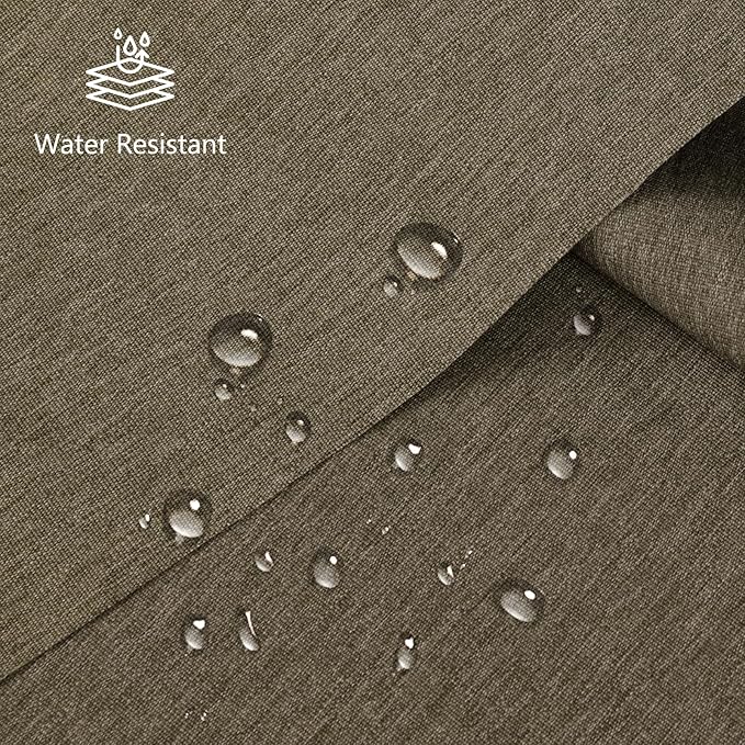 Waterproof Canvas Fabric by The Yard, 58inch 600D Upholstery Fabric Polyester Material Outdoor Water Resistant Material for Sewing Chair Patio Cushion Bag Sofa Seat Repair, 1 Yard Coffee
