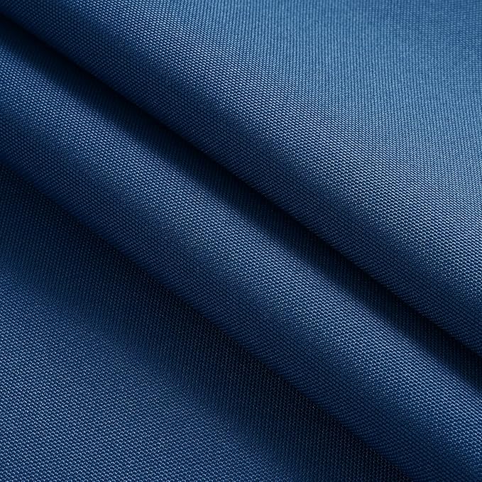 Thickened Waterproof Canvas Fabric by The Yard, 1200D 58" W Outdoor Upholstery Material Heavy Duty Fabric Water Resistant Sewing Material for Chair Patio Cushion Purse Bag, 3 Yard Ocean Blue