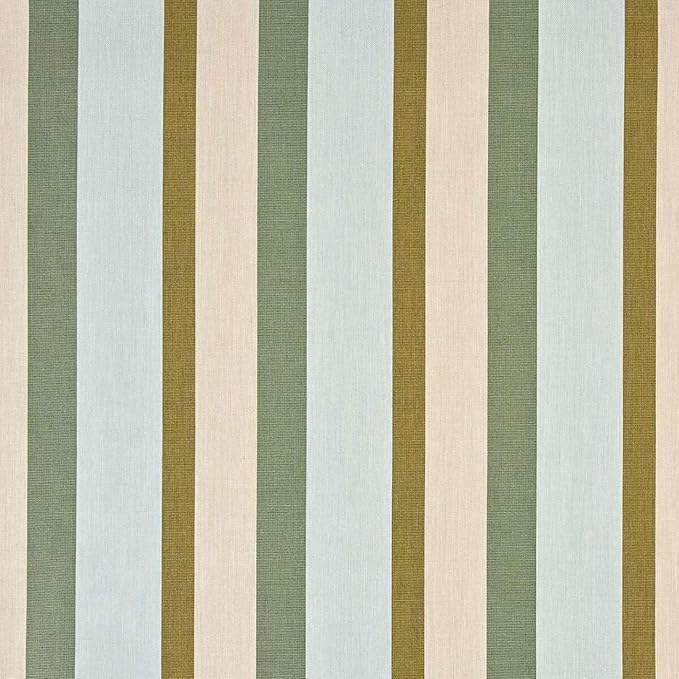 Sunbrella Outdoor Fabric by The Yard | Gateway Aloe (Striped) | Official Sunbrella Seller | Indoor or Outdoor Upholstery Fabric for Chairs, Cushions, Drapery, Pillows, Furniture