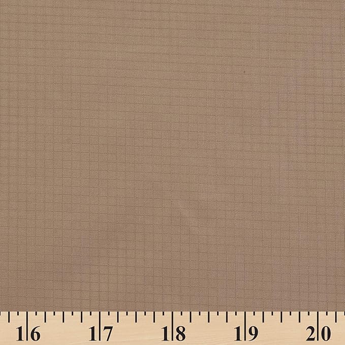 Ottertex Nylon Ripstop Fabric Waterproof Heavy Duty Outdoor Lightweight By The Yard Wholesale - Khaki (1 Yard)