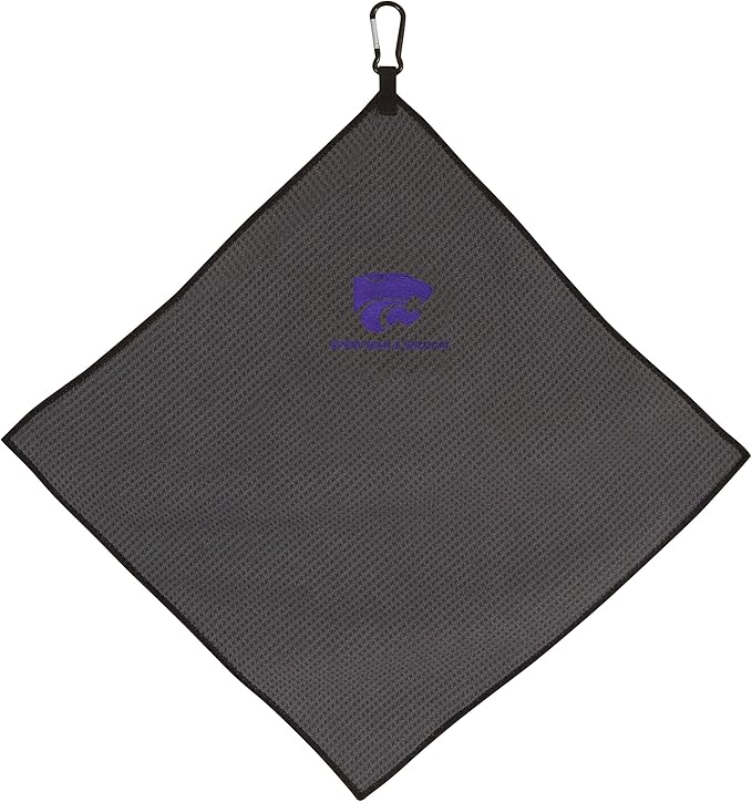 Team Effort Collegiate 15" x 15" Grey Microfiber Towel