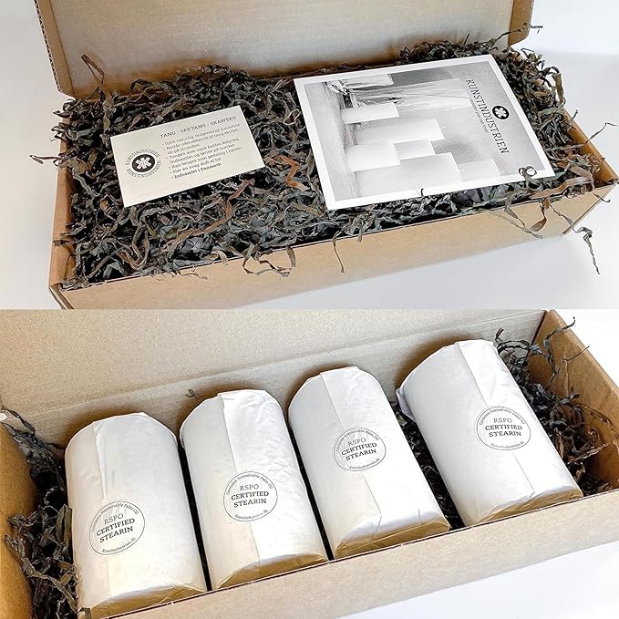 White Pillar Candles, Handmade in Europe, 4 Pack – RSPO Certified, Dripless & Smokeless Velas, Long Burning Candles 70 Hours per Large Candle, Unscented Candle Set (4 pcs, Ø 2.8 in x H 4.7 in, White)