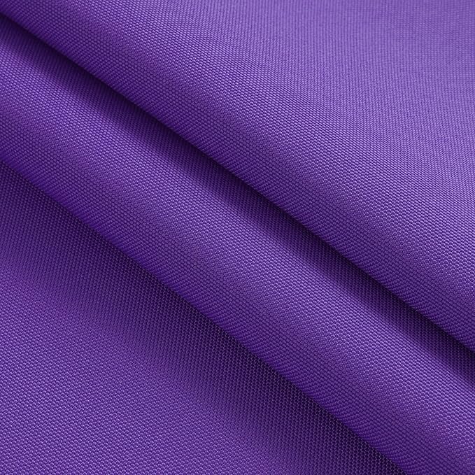 Thickened Waterproof Canvas Fabric by The Yard, 1200D 58" W Outdoor Upholstery Material Heavy Duty Fabric Water Resistant Sewing Material for Chair Patio Cushion Purse Bag, 12 Yard Purple