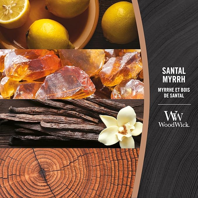 WoodWick Ellipse Candle Santal Myrrh 16 oz.