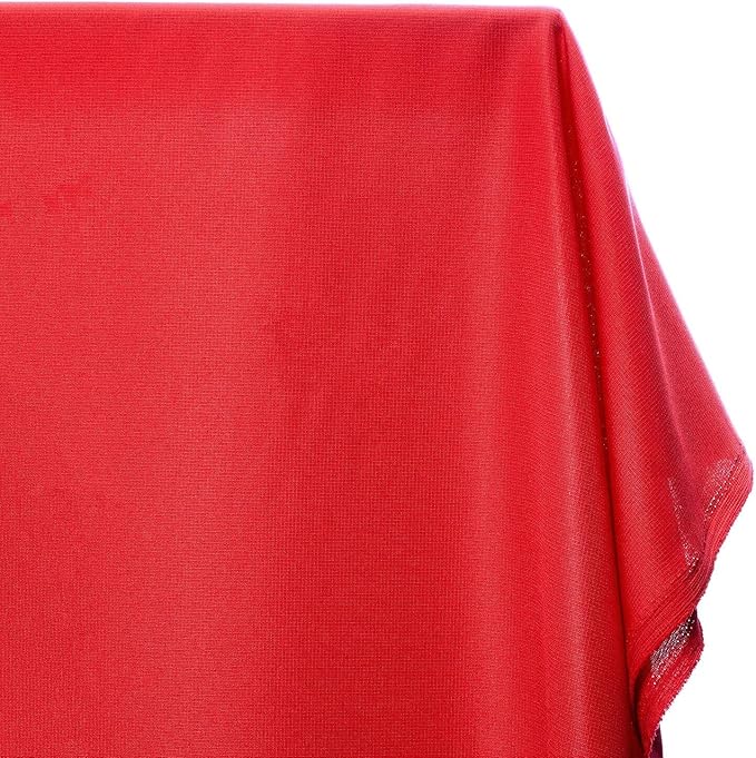 Ottertex® Polyester Ripstop Fabric (DWR) 200 Denier 6.6oz 58/60" Wide Waterproof Tent Water Repellent Dustproof Airtight Inflatable Flag Tarp Cover Excellent Fabric for Kites (Red, 1 Yard)