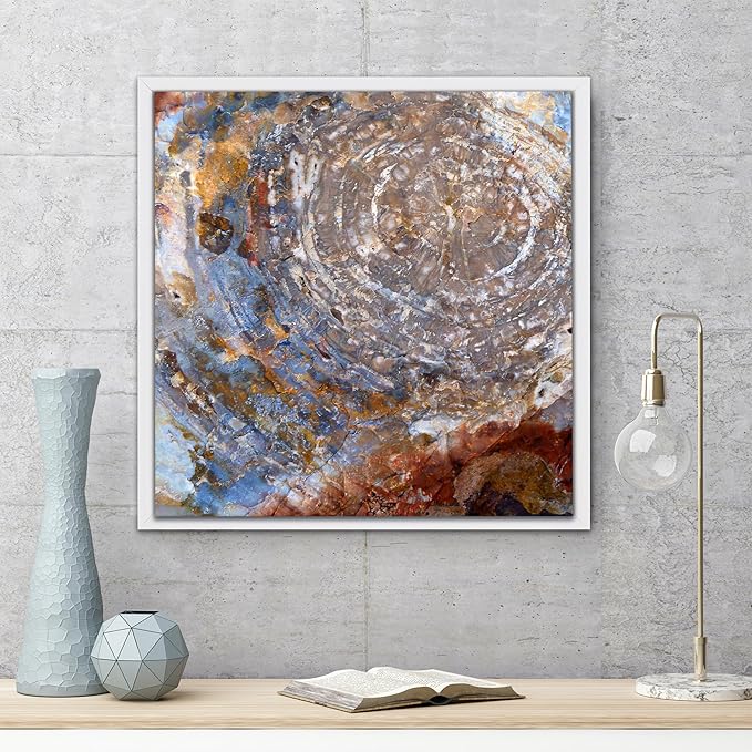 PIXY CANVAS Floater Frame 20x20 for 1-1/2 (1.5) inch Deep Canvas Paintings/Canvas Prints/Wood Canvas Panels/Wall Art/Wall Decor/Home Decor/Artwork (White, 20 x 20 inch, Square)