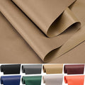 Waterproof Canvas Fabric by The Yard 60" W 600 Denier PVC Backing Water Repellent Polyester Upholster Fabric Material for Indoor Outdoor Marine Awning Tent Craft DIY(1 Yard, Khaki)
