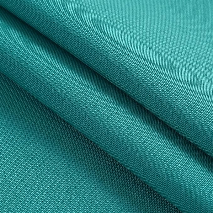 Thickened Waterproof Canvas Fabric by The Yard 1200D 58" W Outdoor Upholstery Material Heavy Duty Fabric Water Resistant Sewing Material for Chair Patio Cushion Purse Bag 3 Yard Teal
