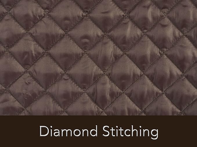 Covermates Keepsakes Quilted Dish Dividers – Set of Padded Plate Protectors for China & Dinnerware Storage, Scratch Protection, Machine Washable, Bronze