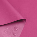 Waterproof Marine Canvas Fabric by The Yard 58" W 600D PVC Backing Water-Resistant Polyester Fabric Upholstery Material for Outdoor Indoor Marine Awning Tent Boat Furniture Cover DIY, 10 Yards Pink