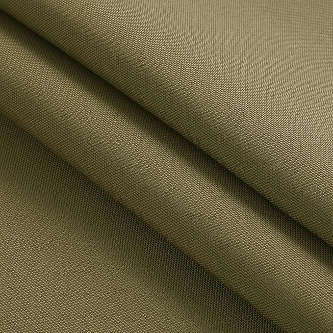 Thickened Waterproof Canvas Fabric by The Yard, 1200D 58" W Outdoor Upholstery Material Heavy Duty Fabric Water Resistant Sewing Material for Chair Patio Cushion Purse Bag, 2 Yard Khaki