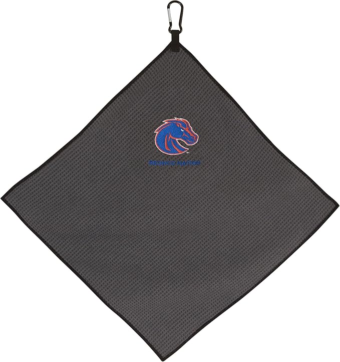 Team Effort Collegiate 15" x 15" Grey Microfiber Towel