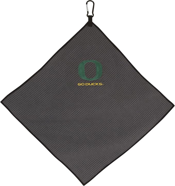Team Effort Collegiate 15" x 15" Grey Microfiber Towel