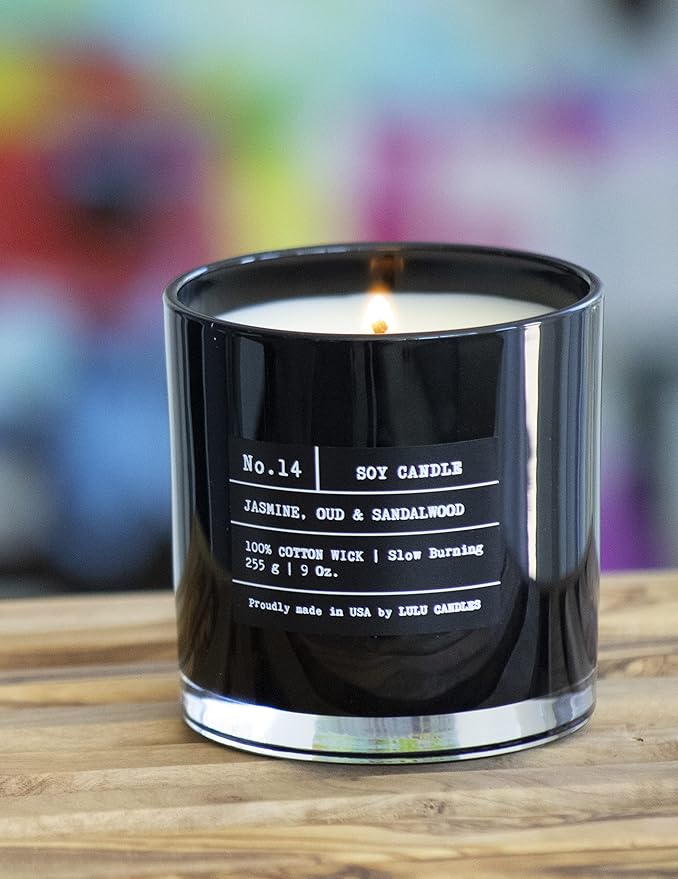Lulu Candles | Espresso Bean | Luxury Scented Soy Jar Candle | Hand Poured in The USA | Highly Scented & Long Lasting (9 Oz.)