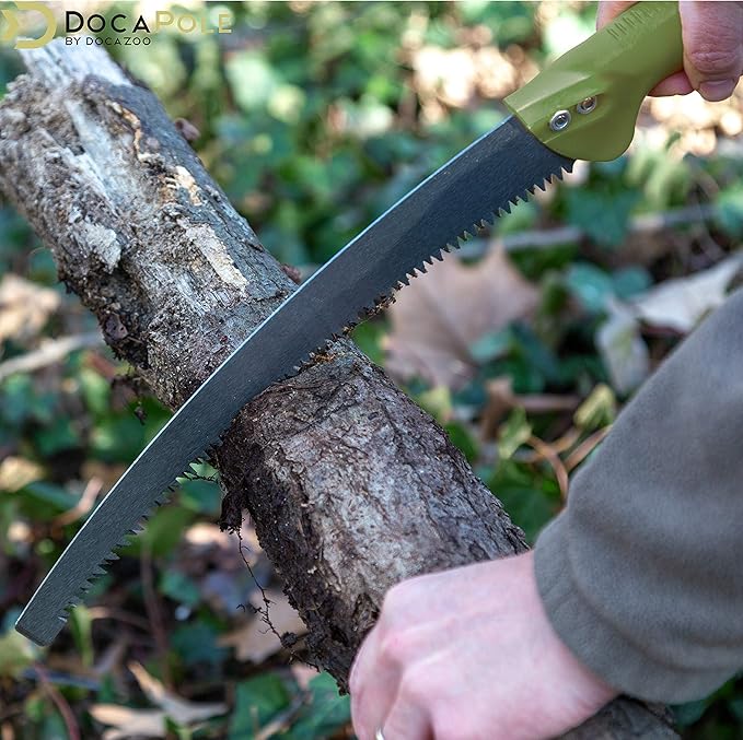 DOCA Gardening Tools Attachment - Extension Pole for Tree Trimming, Fruit Picker, Roof Rake for Leaves - Pole Saw