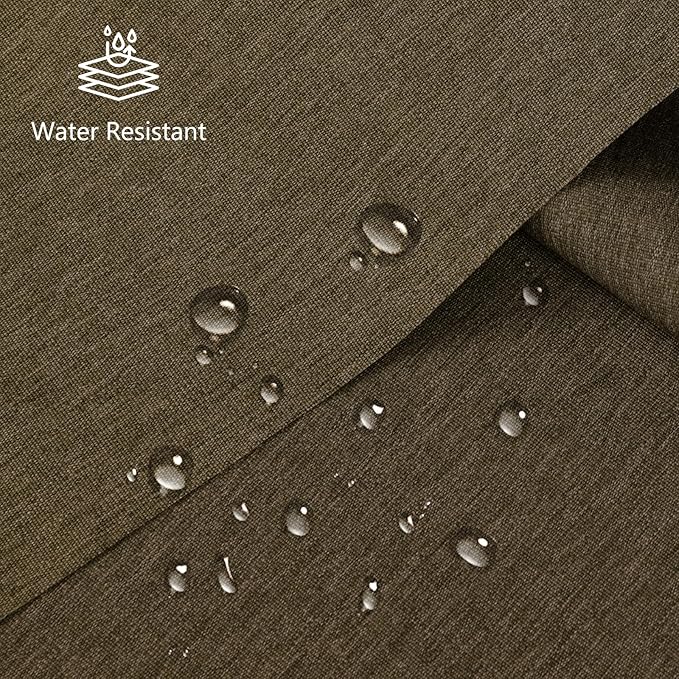Waterproof Canvas Fabric by The Yard, 58inch 600D Upholstery Fabric Polyester Material Outdoor Water Resistant Material for Sewing Patio Chair Cushion Bag Seat Repair, 12 Yard Yellow Brown