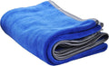 Ultraplush Premium Microfiber Towels by Detailer 365 | 400 GSM Thread Count for Ultra Smooth Polishing and Drying | Super Absorbent with Silk Lined Border (1 Pack, Blue 24" x 36")