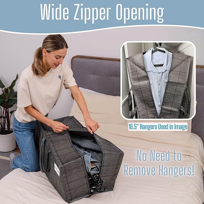 VENO 8 Pack Heavy Duty Moving Bags with Backpack Straps, Zippers & Handles, Extra Large Packing Bags for College Dorm Essentials, Moving Supplies Alternative to Cardboard Moving Boxes