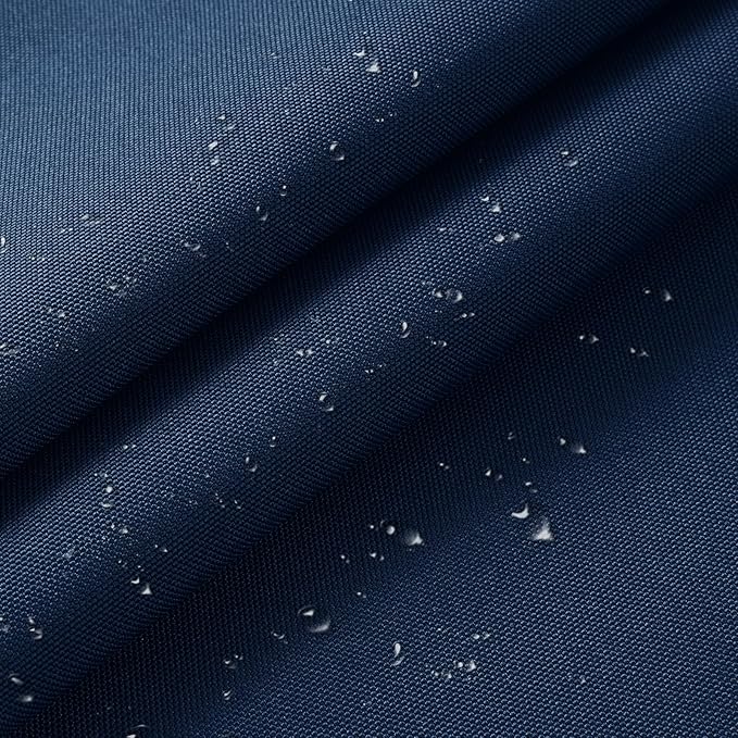 1200D Thicken Waterproof Canvas Fabric by The Yard 58" W Water-Resistant Polyester Fabric Heavy Duty Outdoor Upholstery Material for Chair Patio Cushion Furniture Cover Sewing DIY, 5 Yards Blue