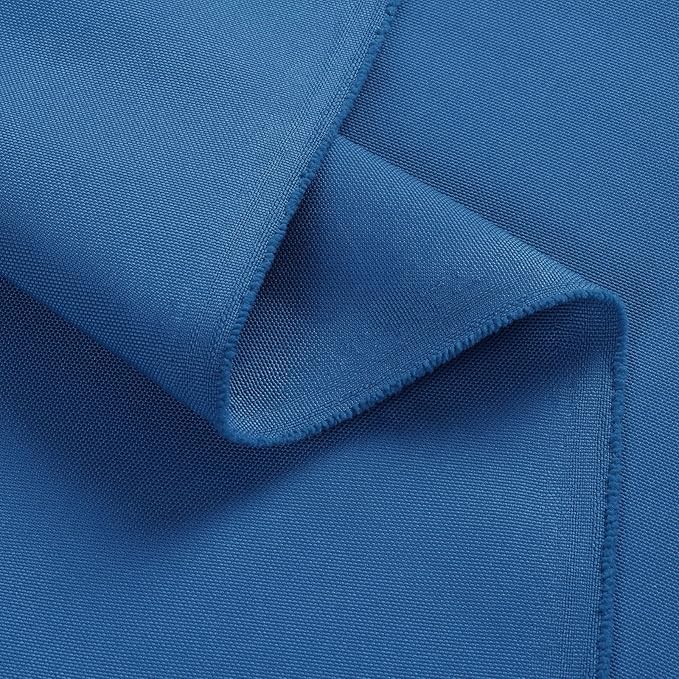 1200D Thicken Waterproof Canvas Fabric by The Yard 58" W Water-Resistant Polyester Fabric Heavy Duty Outdoor Upholstery Material for Chair Patio Cushion Furniture Cover Sewing DIY, 15 Yards Ocean Blue