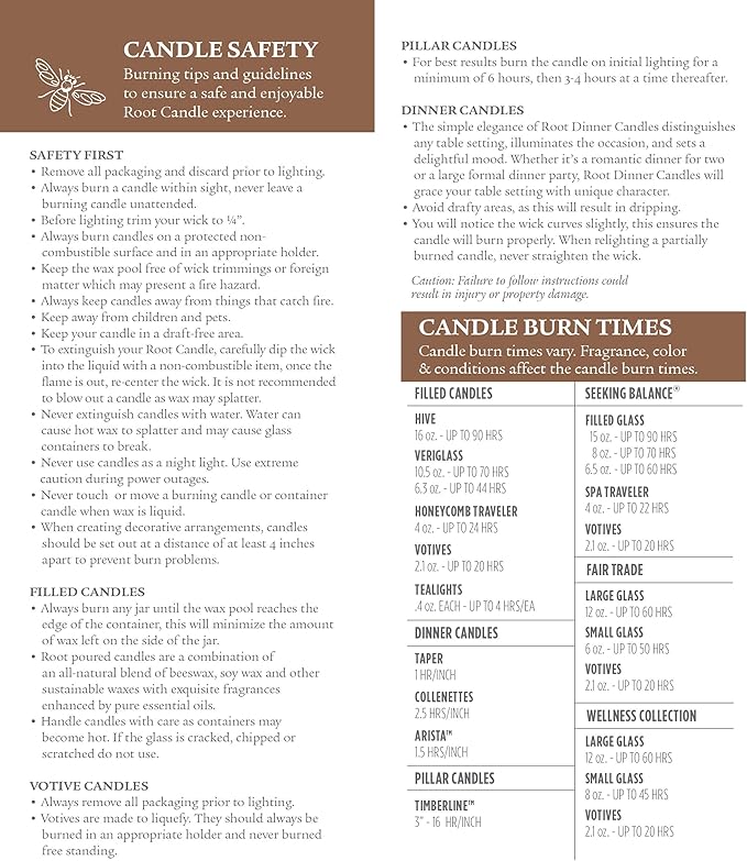 Root Candles Unscented Dinner Candles Premium Beeswax Blend Boxed Candle Set, 7-Inch, Abyss, 4-Count