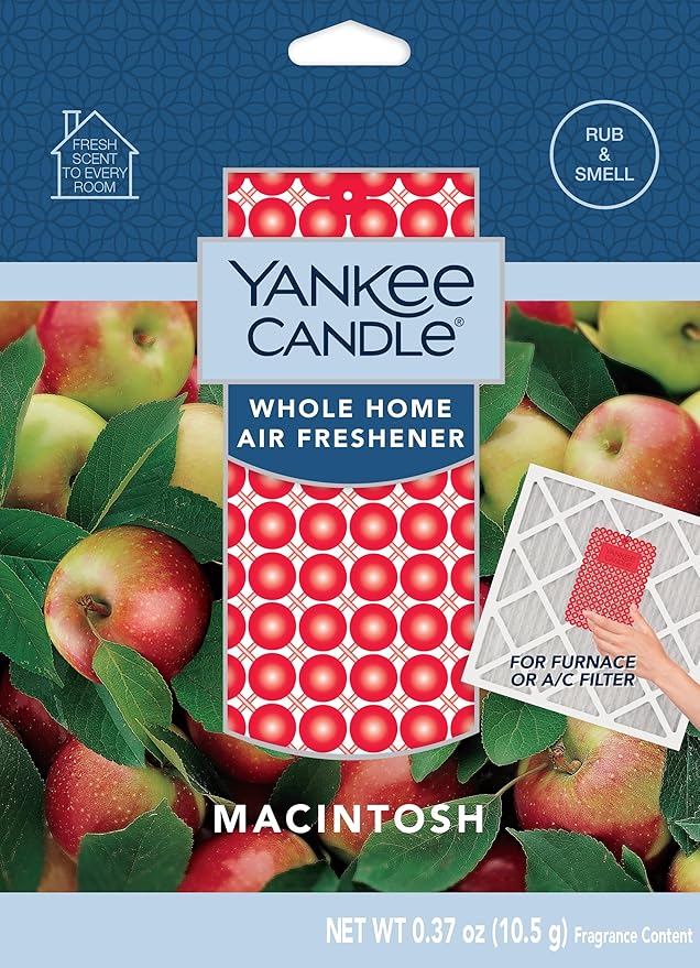 Yankee Candle Whole Home Air Feshener Variety Pack (Macintosh, Pink Sands, Catching Rays, Sun and Sand, Apple Pumpkin, Balsam Cedar, Sage Citrus, & Bahama Breeze) (1ea / Pack of 8)