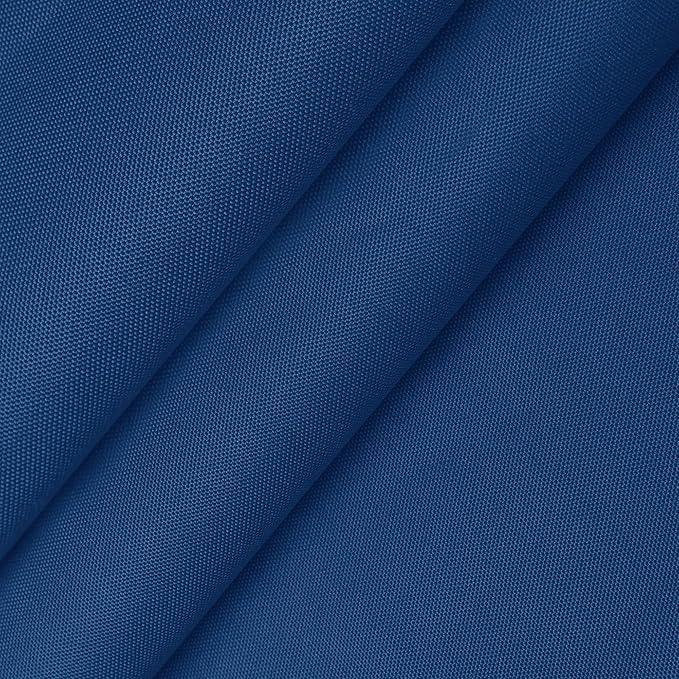 Foreate Waterproof Canvas Fabric by The Yard 600D Fade & UV Resistant Indoor Outdoor Oxford Fabric 58” W Upholstery Polyester Material for Patio Chairs Tent Camping DIY, 1 Yard Blue