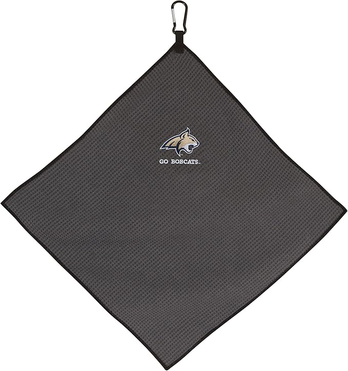 Team Effort Collegiate 15" x 15" Grey Microfiber Towel