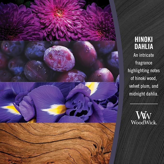 WoodWick Ellipse Candle Hinoki Dahlia 16 oz.
