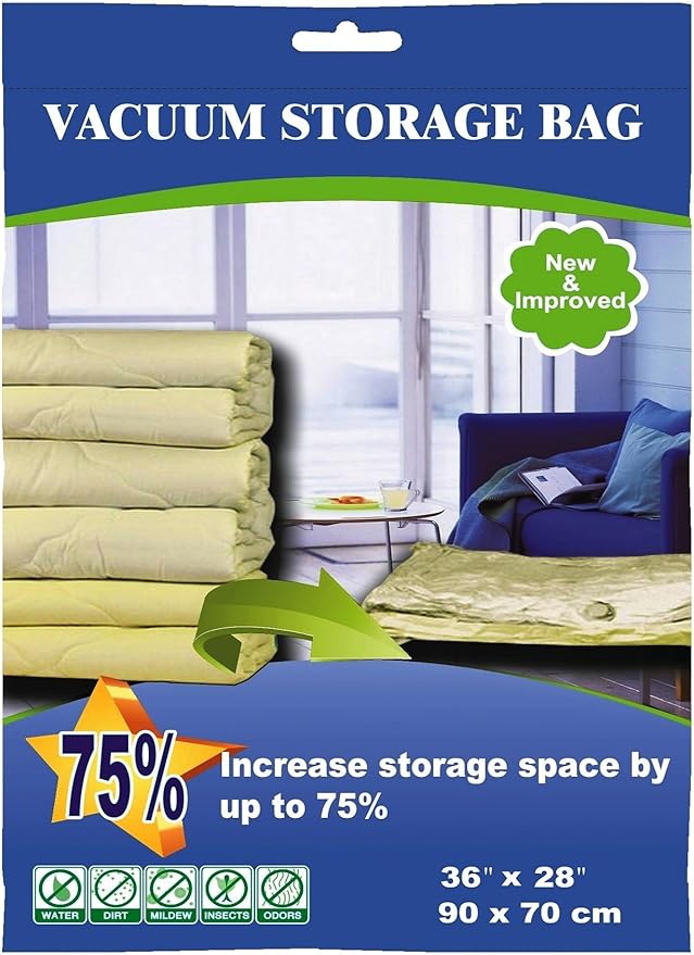 5 Packs XL/Large Space Saver Vacuum Seal Storage Bags Combo Deal