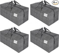VENO 4 Pack Heavy Duty Moving Bags with Backpack Straps, Zippers & Handles, Extra Large Packing Bags for College Dorm Essentials, Moving Supplies Alternative to Cardboard Moving Boxes