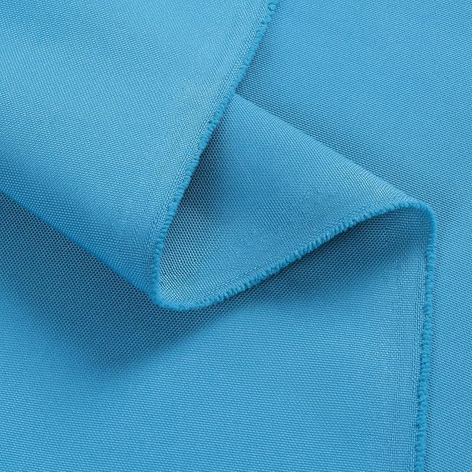 1200D Thicken Waterproof Canvas Fabric by The Yard 58" W Water-Resistant Polyester Fabric Heavy Duty Outdoor Upholstery Material for Chair Patio Cushion Furniture Cover Sewing DIY, 1 Yard Sky Blue
