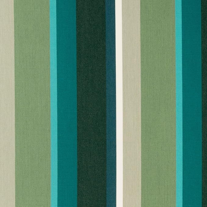 Sunbrella Outdoor Fabric by The Yard | Beaming Lagoon (Striped) | Official Sunbrella Seller | Indoor or Outdoor Upholstery Fabric for Chairs, Cushions, Drapery, Pillows, Furniture