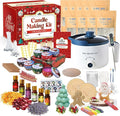 Luxury Soy Candle Making Kit with Molds, Make Your Own Scented Candles at Home with Wax Melter, Candle Wax Pen & Fragrances, Dried Flowers, All-in-One Wax Melt Kit and Moulds