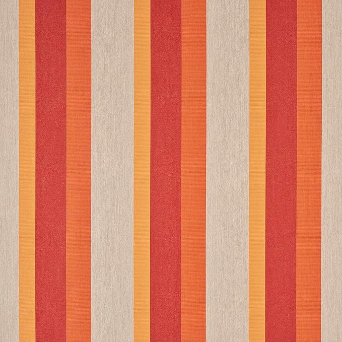 Sunbrella Outdoor Fabric by The Yard | Gateway Tamale (Striped) | Official Sunbrella Seller | Indoor or Outdoor Upholstery Fabric for Chairs, Cushions, Drapery, Pillows, Furniture