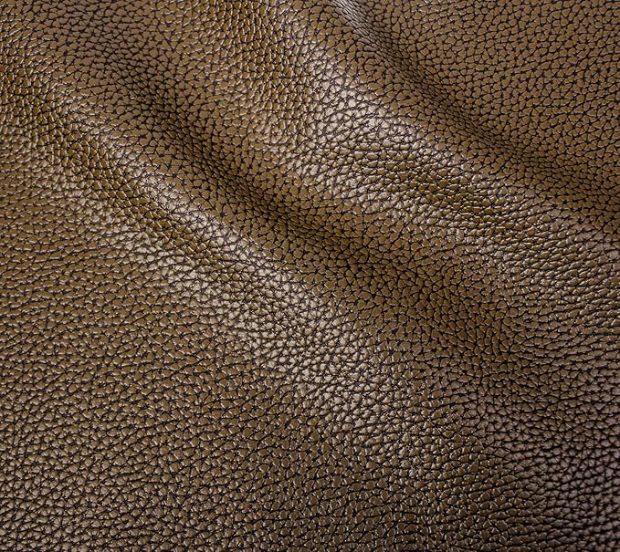 VViViD Bycast65 Brown Correct-Grain Faux Leather Marine Vinyl Fabric (5ft x 54")