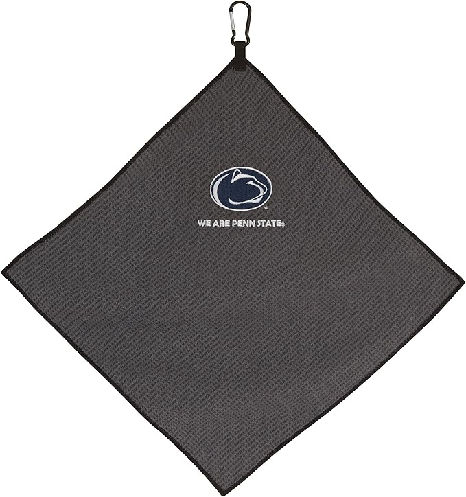 Team Effort Collegiate 15" x 15" Grey Microfiber Towel