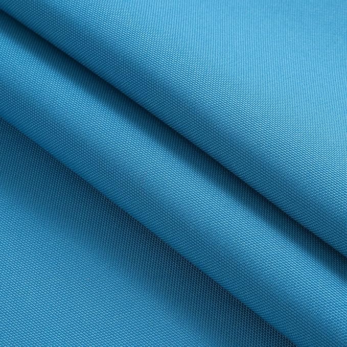 Thickened Waterproof Canvas Fabric by The Yard, 1200D 58" W Outdoor Upholstery Material Heavy Duty Fabric Water Resistant Sewing Material for Chair Patio Cushion Purse Bag, 5 Yard Sky Blue