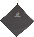 Team Effort Collegiate 15" x 15" Grey Microfiber Towel