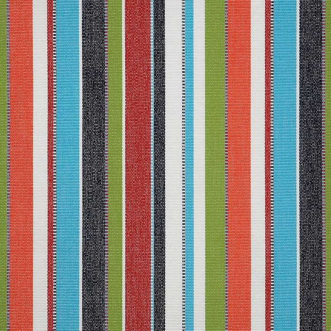 Sunbrella Outdoor Fabric by The Yard | Carousel Confetti (Striped) | Official Sunbrella Seller | Indoor or Outdoor Upholstery Fabric for Chairs, Cushions, Drapery, Pillows, Furniture