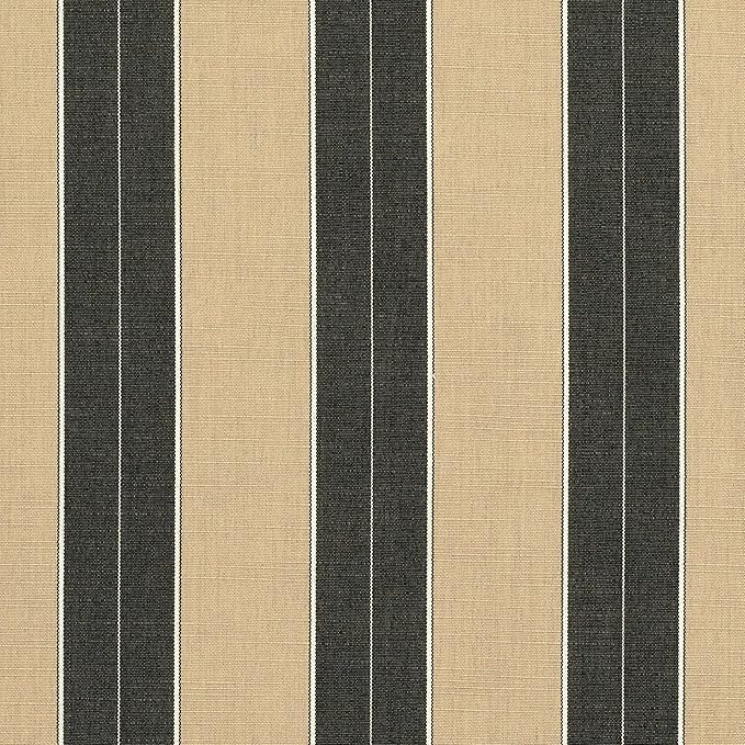 Sunbrella Outdoor Fabric by The Yard | Berenson Tuxedo (Striped) | Official Sunbrella Seller | Indoor or Outdoor Upholstery Fabric for Chairs, Cushions, Drapery, Pillows, Furniture