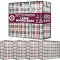 Deco Express Moving Bags with Zipper, Handles, Pack of 5 Large 75L/20 gal Foldable Heavy Duty Home Storage, Clothes Storage, Moving Supplies (Pack of 5)