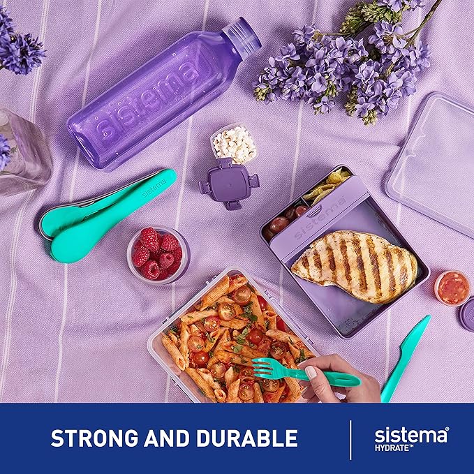 Sistema Retro Square Bottle, 725 ml - Assorted Colours