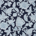 Sunbrella Fabric by The Yard | Official Sunbrella Seller | Indoor or Outdoor Upholstery Fabric for Chairs, Cushions, Drapery, Pillows, Furniture | Floral Song Navy